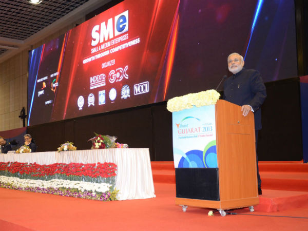એસએમઇ કન્વેન્શનમાં મોદીનું સંબોધન