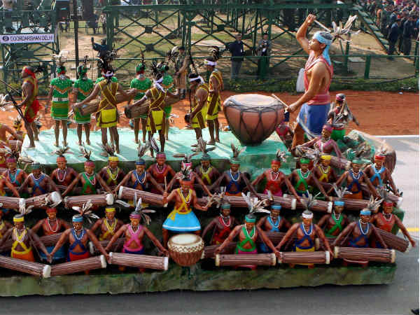 તસવીરી ઝલક : ગણતંત્ર દિવસ માટે ફૂલ ડ્રેસ રિહર્સલ