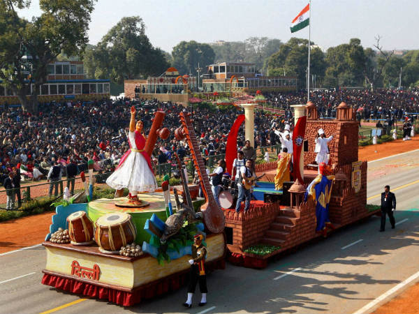 દિલ્હી ખાતે 64માં પ્રજાસત્તાક દિનની ઉજવણી