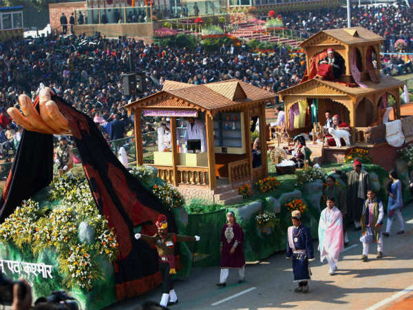 દિલ્હી ખાતે 64માં પ્રજાસત્તાક દિનની ઉજવણી