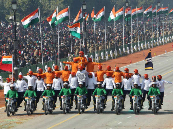 દિલ્હી ખાતે 64માં પ્રજાસત્તાક દિનની ઉજવણી