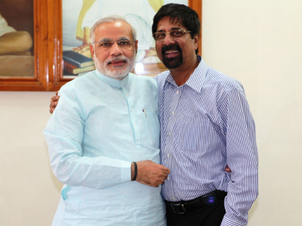 Srikkanth meets Narendra Modi