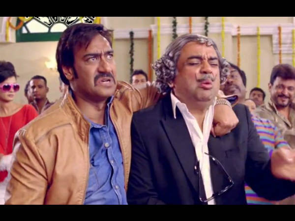 હિમ્મતવાલામાં પરેશની લાક્ષણિક મુદ્રાઓ