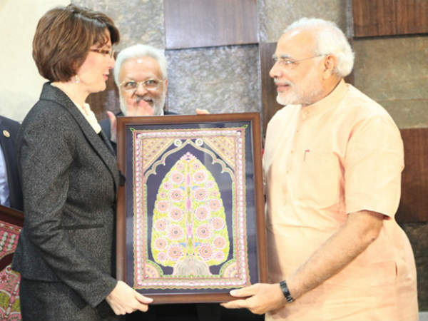 અમેરિકન ડેલીગેટ્સની મોદી સાથે મુલાકાત