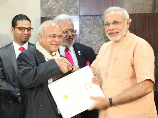 અમેરિકન ડેલીગેટ્સની મોદી સાથે મુલાકાત