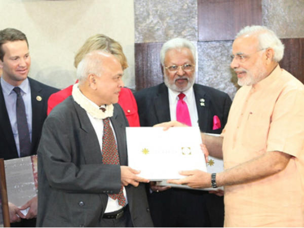 અમેરિકન ડેલીગેટ્સની મોદી સાથે મુલાકાત