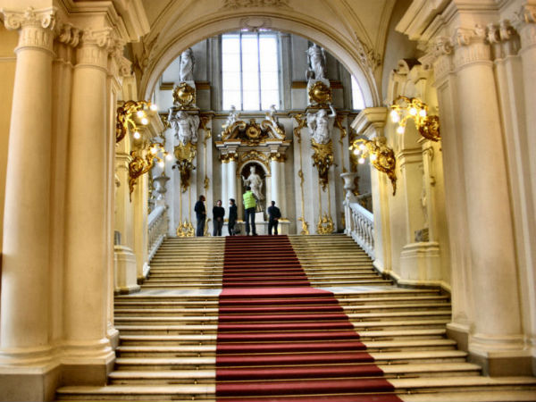 Pictures of world famous The Hermitage Musium of Russia