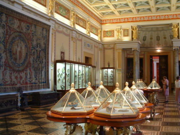Pictures of world famous The Hermitage Musium of Russia