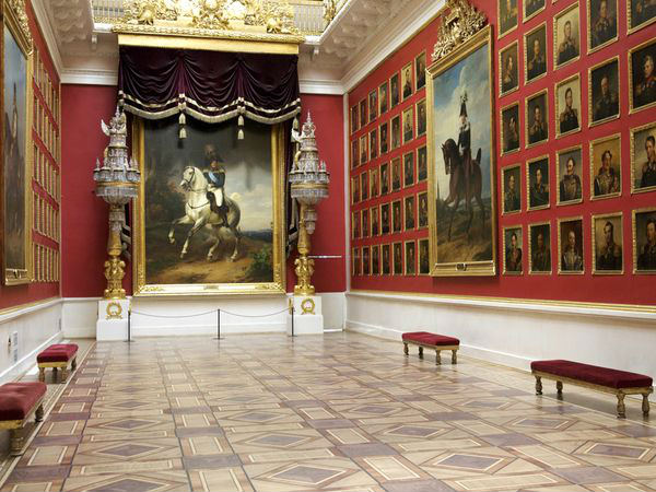 Pictures of world famous The Hermitage Musium of Russia