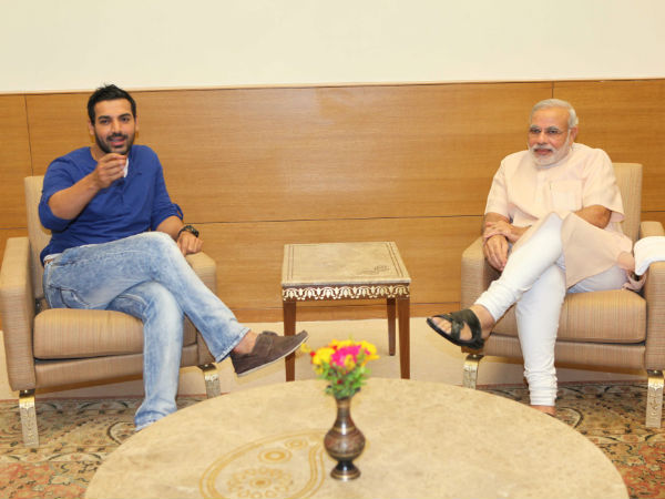 જ્હૉન અબ્રાહમે કર્યાં મોદીના વખાણ