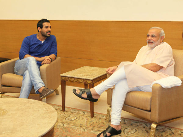 જ્હૉન અબ્રાહમે કર્યાં મોદીના વખાણ