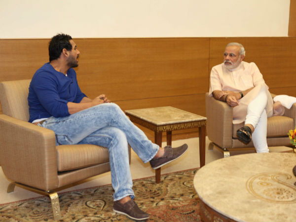 જ્હૉન અબ્રાહમે કર્યાં મોદીના વખાણ