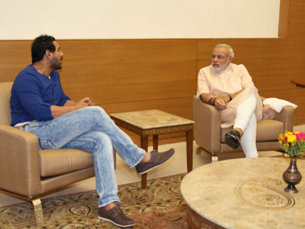 જ્હૉન અબ્રાહમે કર્યાં મોદીના વખાણ