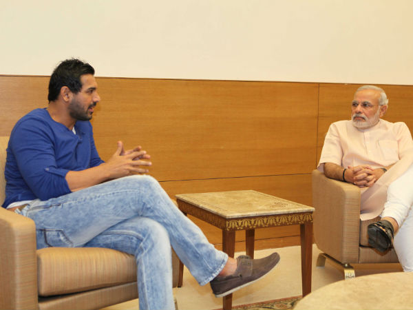 જ્હૉન અબ્રાહમે કર્યાં મોદીના વખાણ