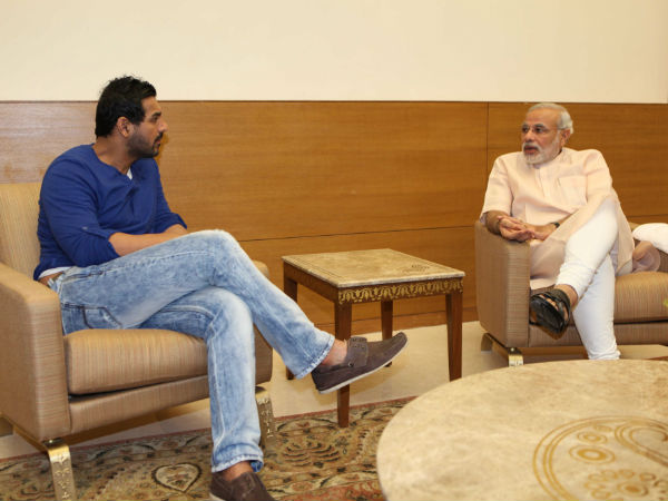 જ્હૉન અબ્રાહમે કર્યાં મોદીના વખાણ