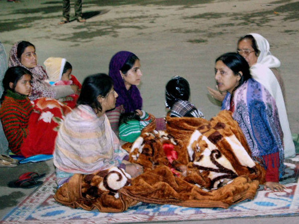 આખી રાત બહાર વિતાવી