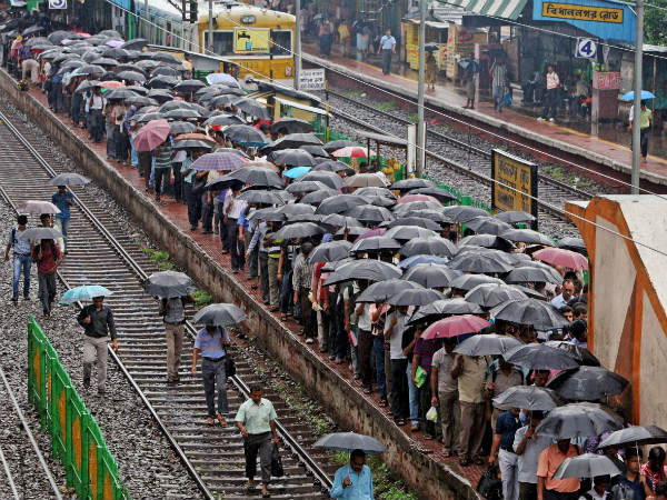 કોલકતામાં વરસાદ