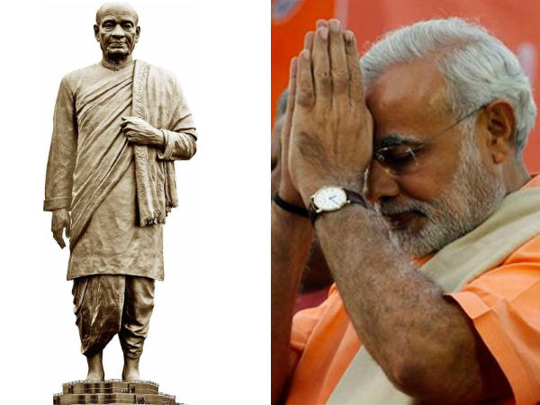 સરદાર પટેલ સાથે મોદીની તુલના