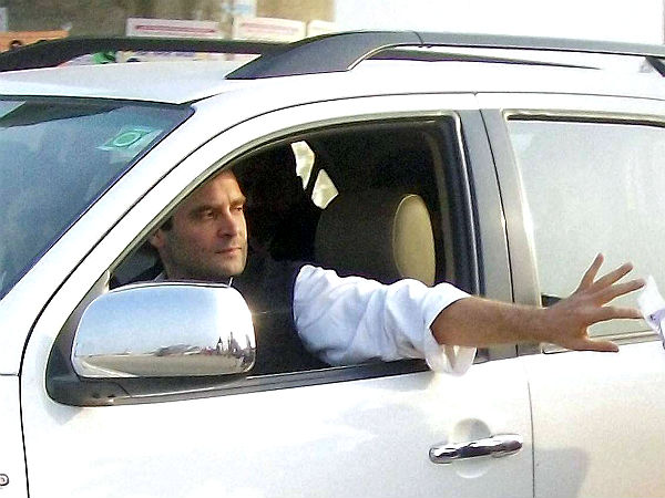 રાહુલ ગાંધીની સવારી