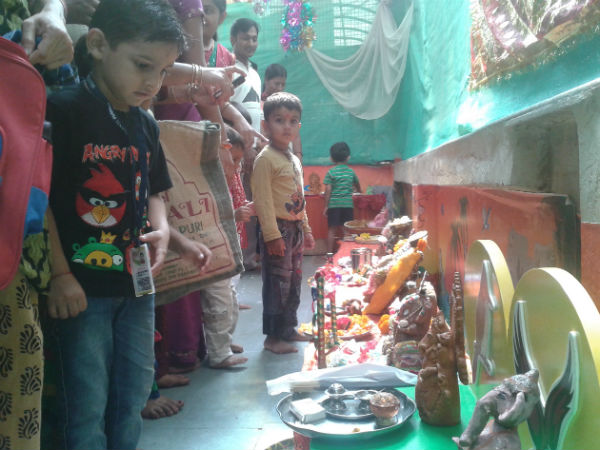 ભૂલકાંઓએ ઉજવી ઇકો ફ્રેન્ડલી ગણેશ ચતુર્થી