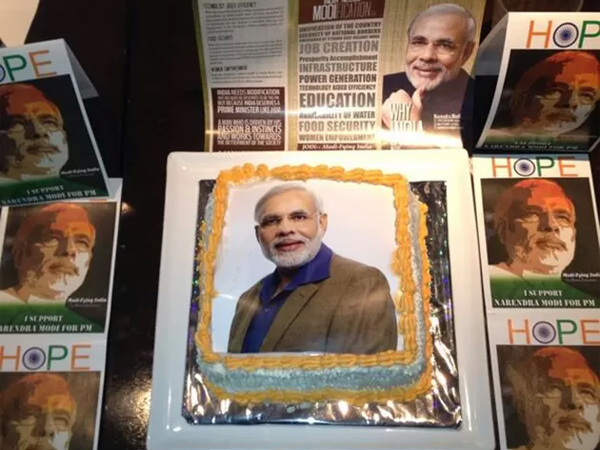 નરેન્દ્ર મોદીના જન્મદિવસની ઉજવણી
