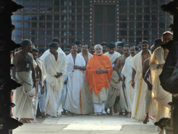 પદ્મનાભ મંદિરમાં નરેન્દ્ર મોદી