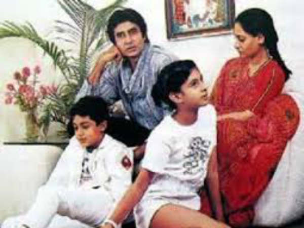 પરિવાર સાથે અમિતાભ