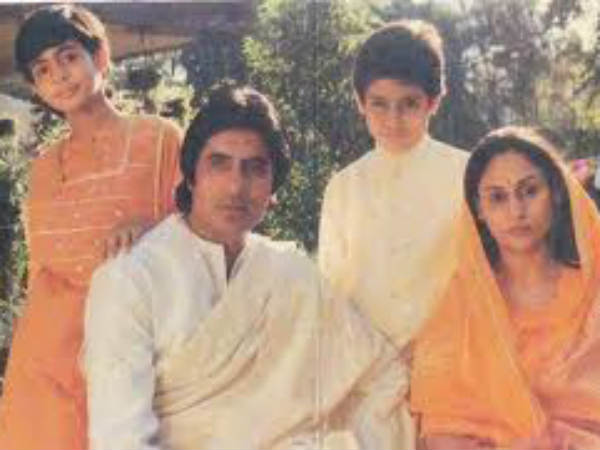 પરિવાર સાથે અમિતાભ