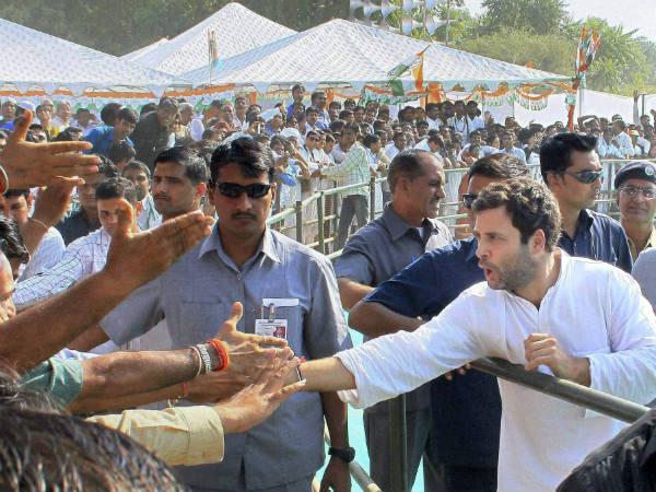 રાહુલ ગાંધીનો રોડ શૉ