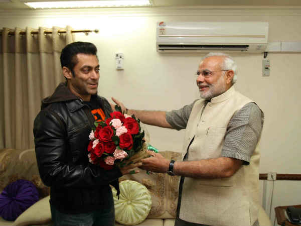 સલમાન અને નરેન્દ્ર મોદી