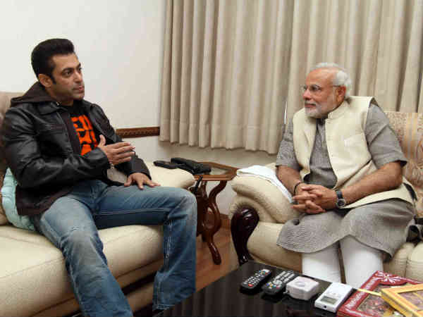 સલમાન અને નરેન્દ્ર મોદી