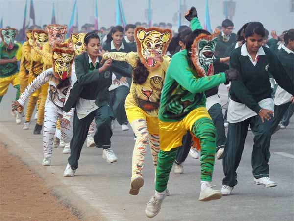 રિપબ્લિકન ડે પરેડનું રિહર્સલ