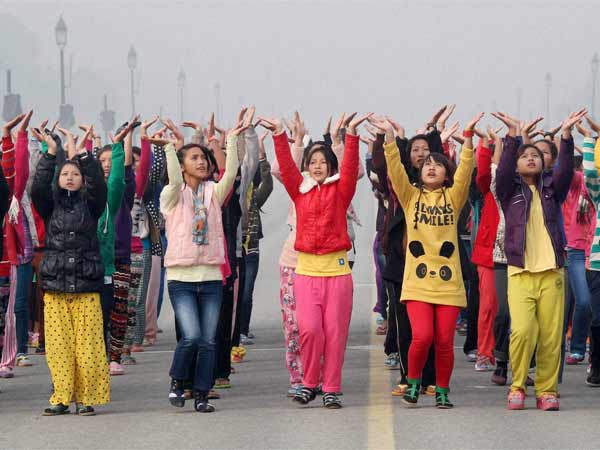 શાળાના બાળકોનું શાનદાર પ્રદર્શન