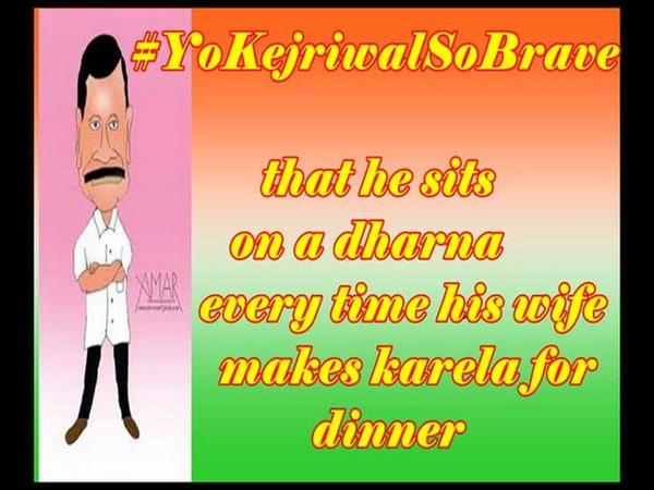 સોશિયલ મીડિયા પર છવાયા કેજરીવાલ