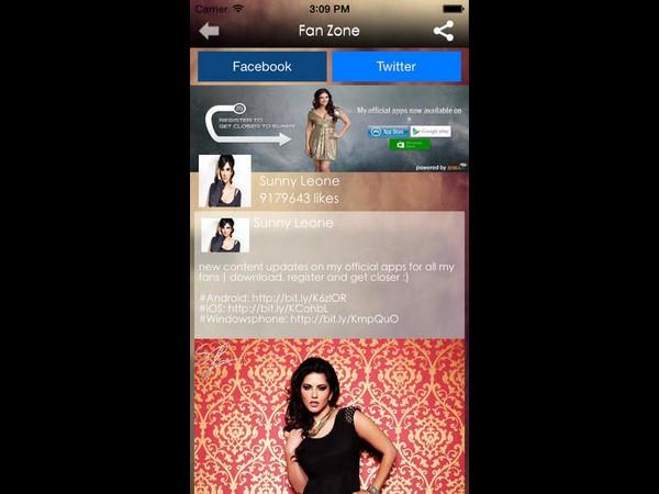 Android application screen shots