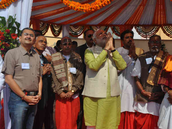 મોદીના હસ્તે શિવાર્પણ વિધિ અને પુજન વિધિ