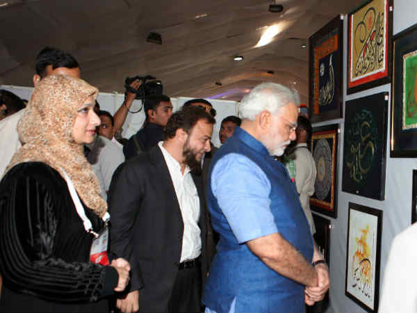 મોદીએ કર્યુ મુસ્લિમ ફેરનું ઉદ્ઘાટન