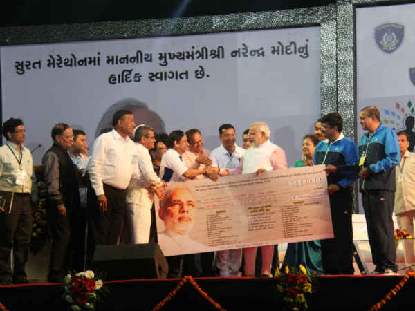 સુરત નાઇટ મેરેથોનમાં મિલ્ખા સિંઘ