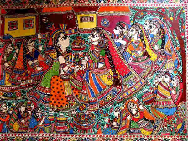 સદીઓ જૂની મિથિલા પેઇન્ટિંગ