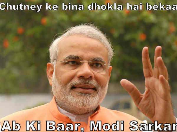 ઢોકળા, ચટણી અને મોદી