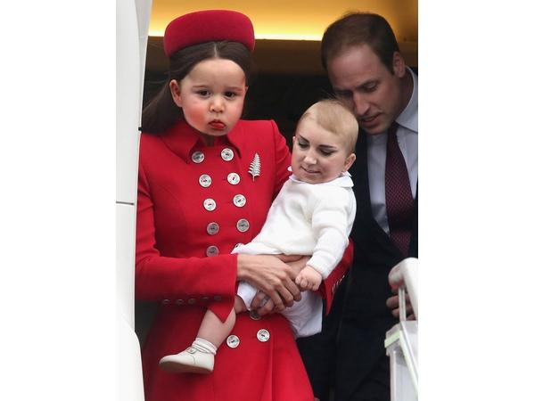 Prince George and the Duchess of Cambridge