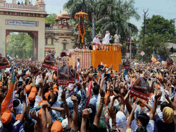 વારાણસીમાં વડનગરી મોદીનું ભવ્ય વધામણું