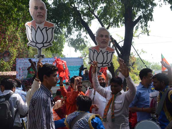 દિલ્હીમાં નરેન્દ્ર મોદી, ભાજપમાં ઉત્સાહ
