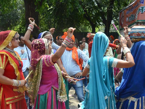 દિલ્હીમાં નરેન્દ્ર મોદી, ભાજપમાં ઉત્સાહ