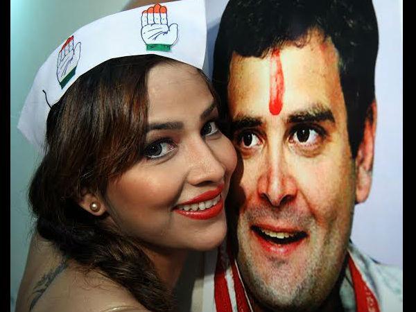 તનીષાનું રાહુલને સમર્થન