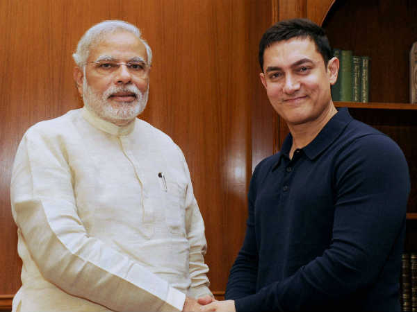 આમિર મળ્યા મોદીને