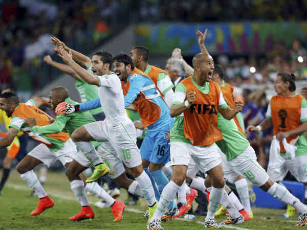 રશિયા અને અલ્જીરીયાની મેચની તસવીરી ઝલક