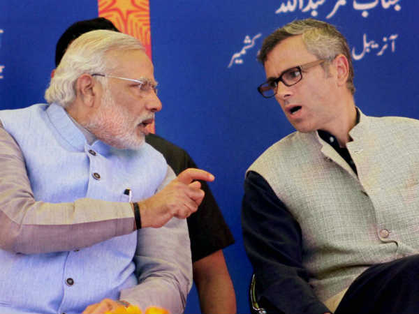 મોદી અને ઓમર વચ્ચે ગુફ્તેગૂ