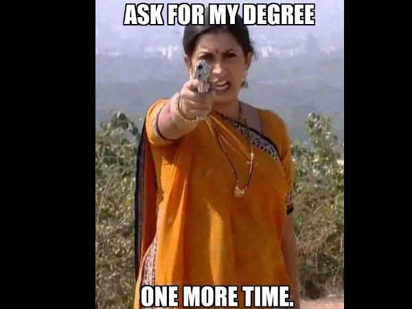 Smriti Irani facebook jokes