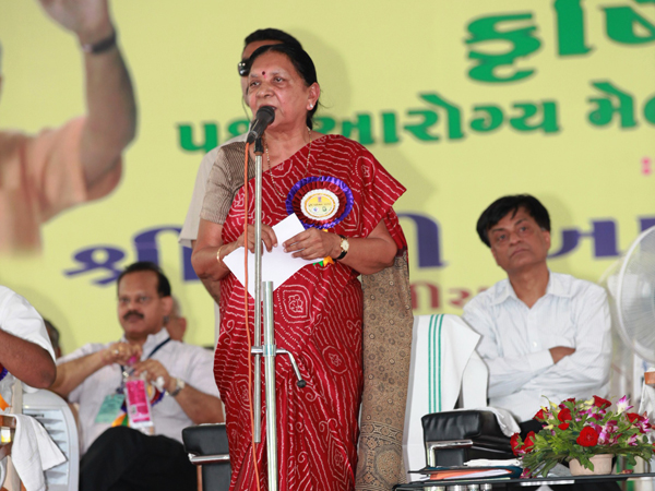 આનંદીબેન પટેલનો સંદેશ...
